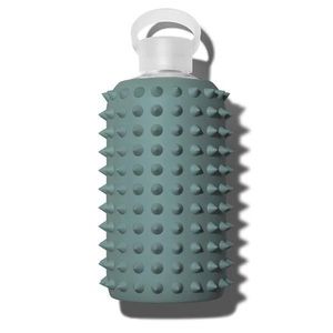 bkr spiked juniper glass water bottle 1L